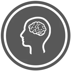 Neurological Icon Gray